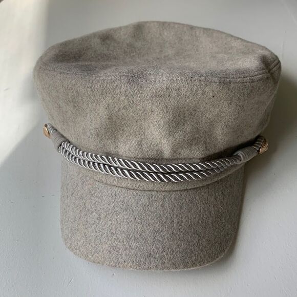 HAT ATTACK hat wool blend elastic back military inspired hat women’s main image 6